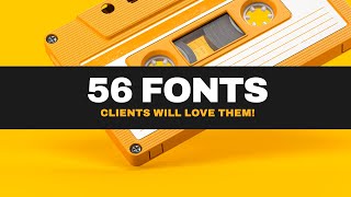 56 FREE Must Have Fonts! (Download Now) 🔥 screenshot 5