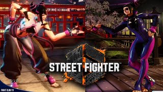 Street Fighter 6 • JURI Gameplay Comparison (SF4 - SF5 - SF6)