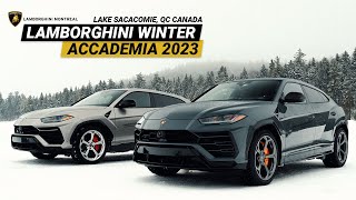 Lamborghini Winter Accademia In Quebec 2023 Experiencing The Thrill Of Driving On Snow And Ice