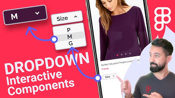 Faça um Dropdown [interativo] - @Figma  protótipo microinteração