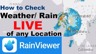 How to Check Live Rain/ Weather of any Location Online on rainviewer.com [Full Tutorial] screenshot 5