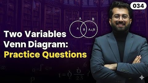 034 Two Variables Venn Diagram | THE MATHS HERO 2025 | Aashish Arora