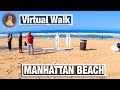 Manhattan Beach Walking Tour - California Walking Trails for Treadmill - 4k City Walks Virtual Walk