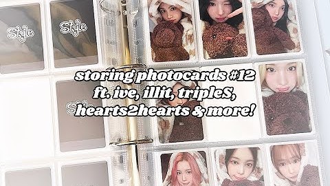 storing photocards #12 ✩ ft. ive, illit, tripleS, hearts2hearts & more!
