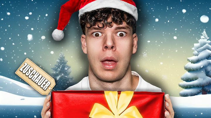 Zuschauer Schicken mir ihre Weihnachts-Geschenke...