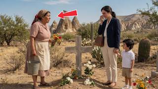 BIR ANNE OĞLUNUN MEZARINI ZIYARET EDER… VE BIR MILYONER KADINI BIR ÇOCUKLA AĞLARKEN BULUR…