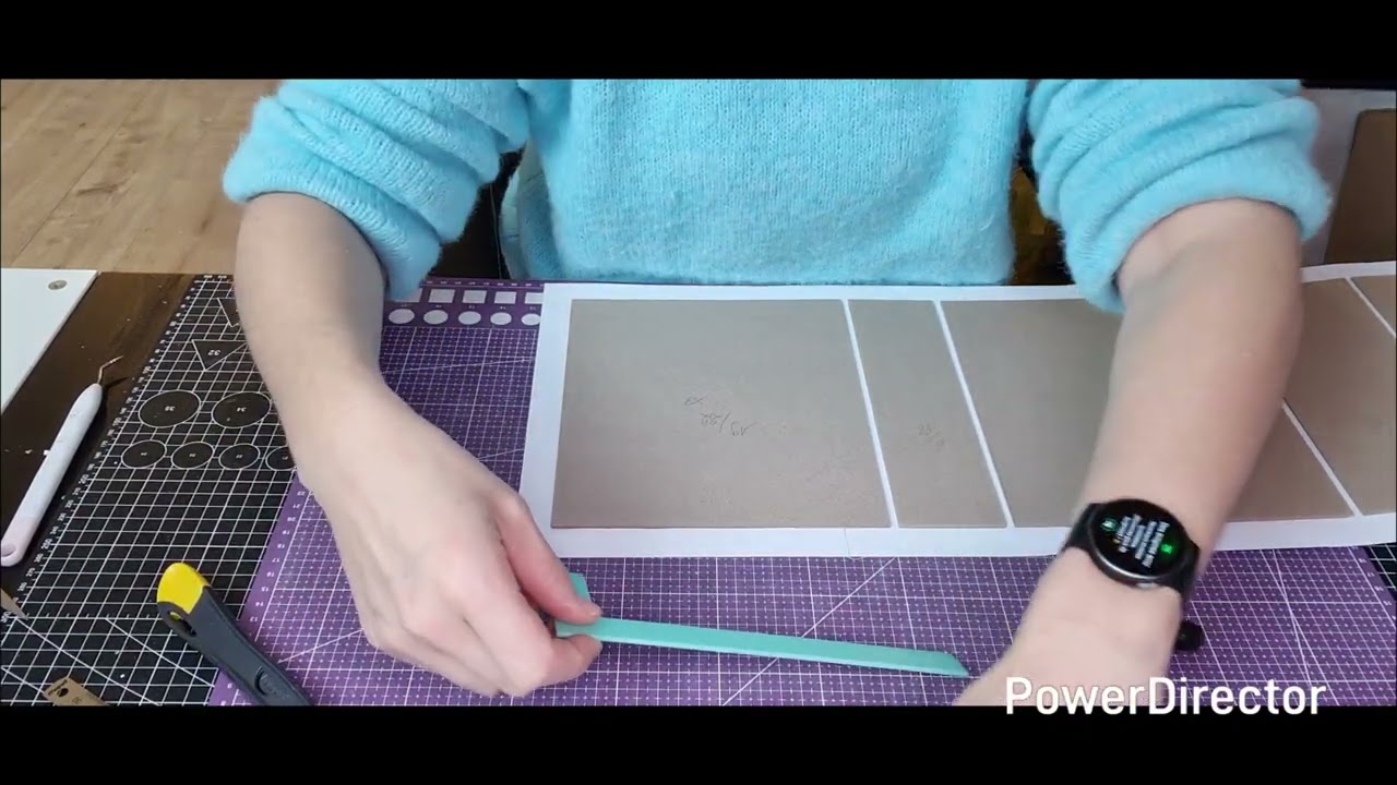 La Structure de l'album folio fait avec la collection 