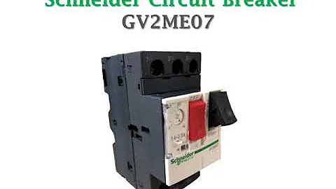 100% original made in thailand GV2ME07 3P 1.6 ~ 2.5 A Schneider TeSys Motor Circuit Breaker