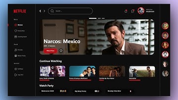 Create Netflix Web/UI Design in Adobe XD
