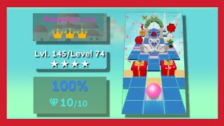 Rolling Sky - Pionate Love Level 74 4 Stars Derrdog