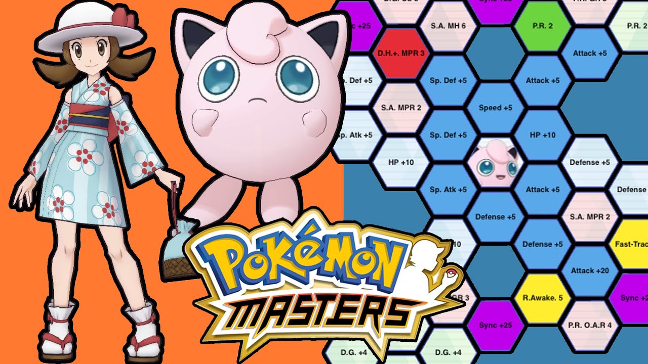 BEST LYRA AND JIGGLYPUFF 1/5, 2/5 & 3/5 SYNC GRIDS! Pokemon Masters
