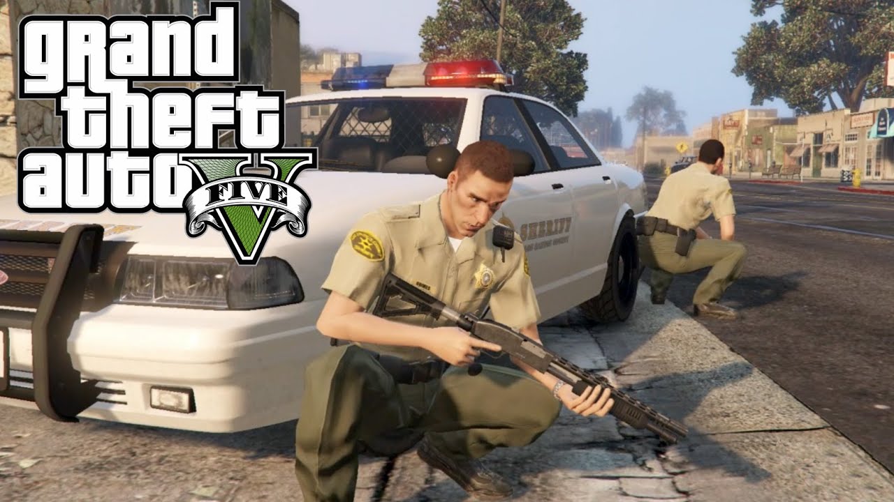 GTA 5 Bank Robbery (Grand Theft Auto V) - YouTube