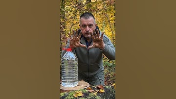 Crazy Bottle Hack in 1 Minute! #campping #skills #lifehacks