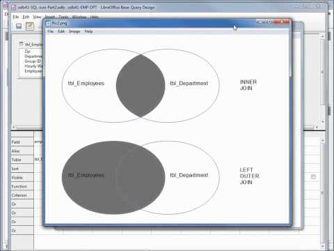 LibreOffice Base (41) SQL Join Tables Part 2