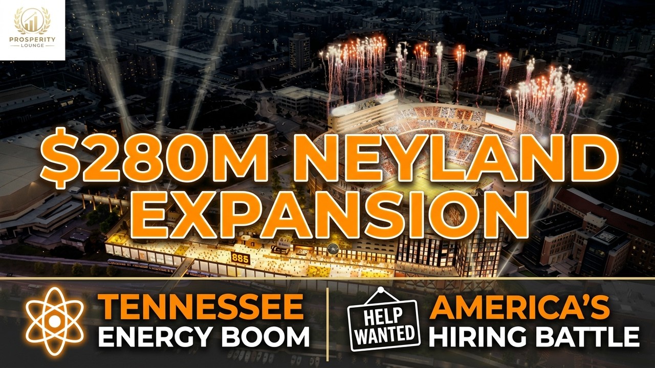 Neyland’s $280M Expansion, Tennessee’s Energy Boom, Musk's Gamble & America’s Hiring Battle