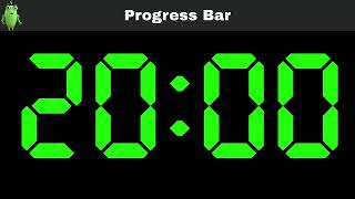 Famous 20 Minute Countdown Timer with Music and Progress Bar Wealth