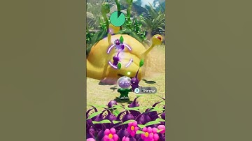 Purple Pikmin OBLITERATING Enemies In Pikmin 4 For 1 Minute #shorts #pikmin4 #nintendo #pikmin