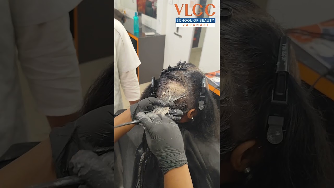 Step by step hair colour tutorial | Global Hair Colour with Root Touchup 