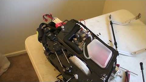 HeliSmith 700 crash 12-26-08 Align bolt sheared off tail blade Aftermath only not the flight :(