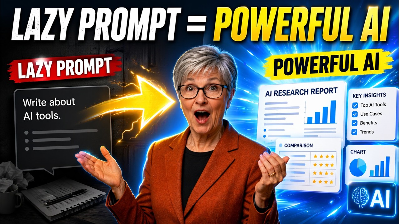 This AI Trick Turns Lazy Prompts Into Powerful Results - YouTube