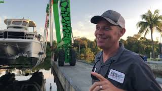Boat Yard Blues on our new Aquila 48 and meet the new owners of Blue Moon.