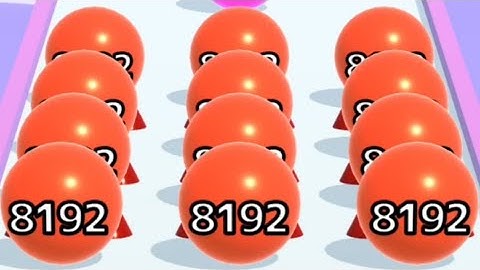 Ball Run 2048 Infinity Mode Android iOS Gameplay Part - 23 | Ball run infinity by VDS Gameplays