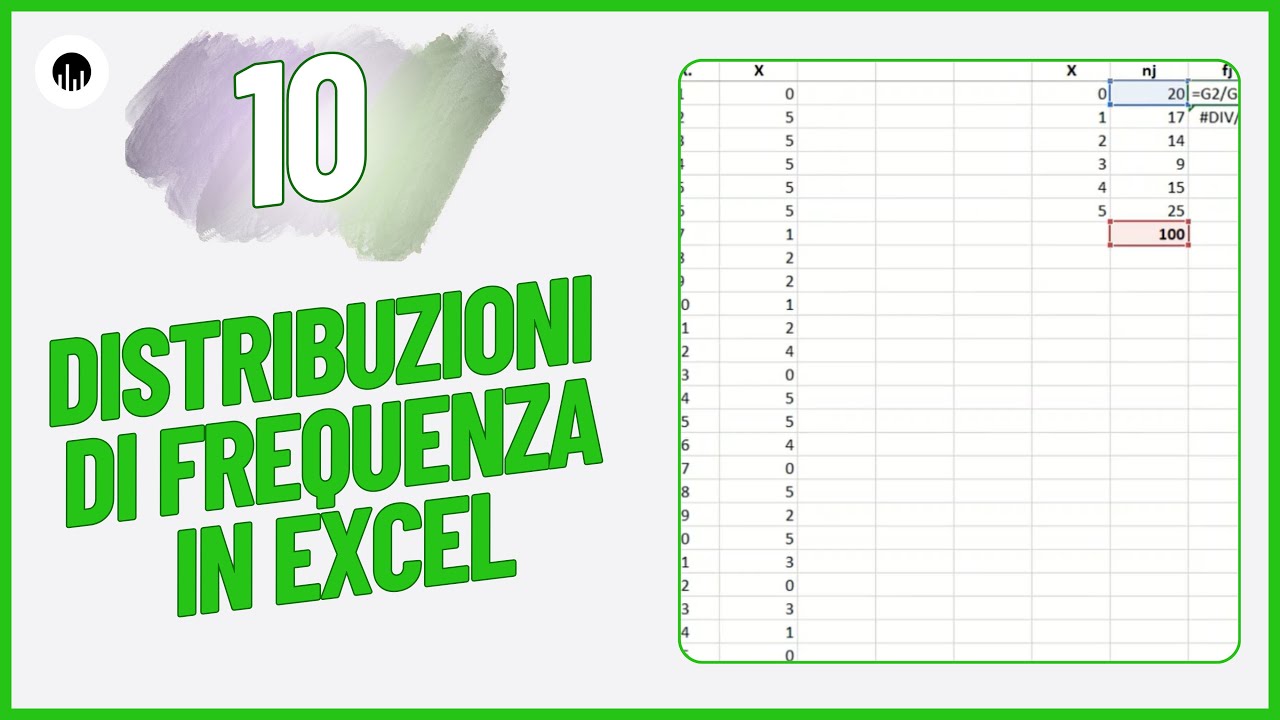 STATISTICA 10 - Distribuzioni di frequenza in Excel
