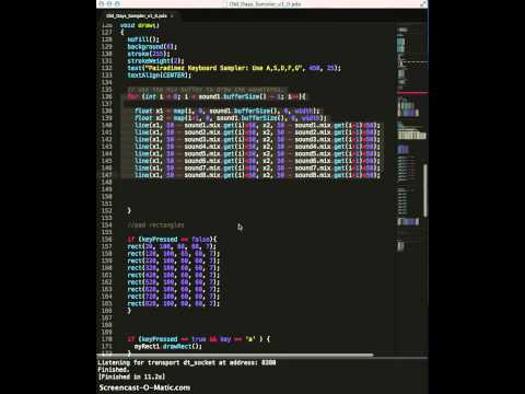 Drum Sampler Coursera