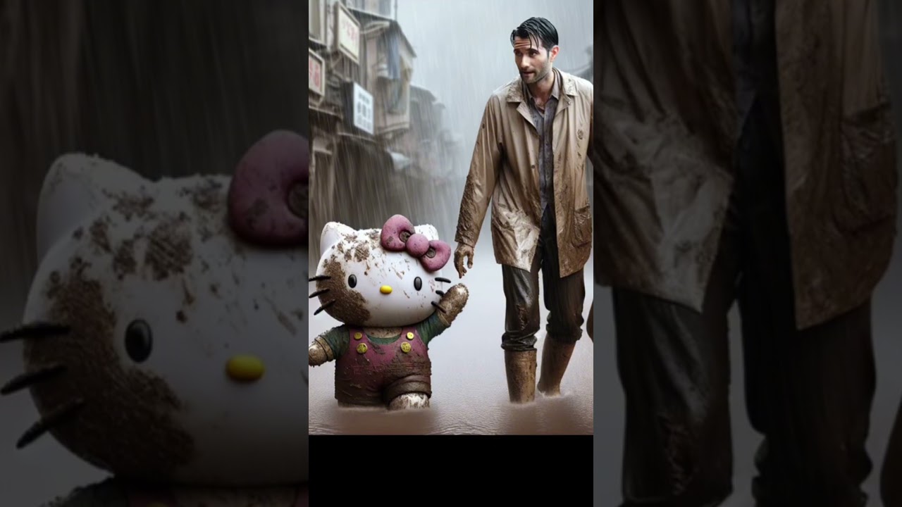 Kitty meets a bad guy 