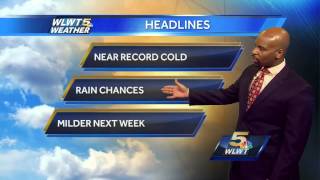 Lingering Flurries And Record Cold Overnight