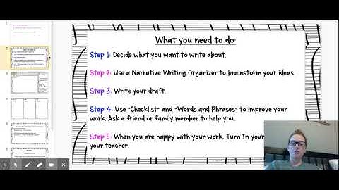 narrative writing - Google Slides
