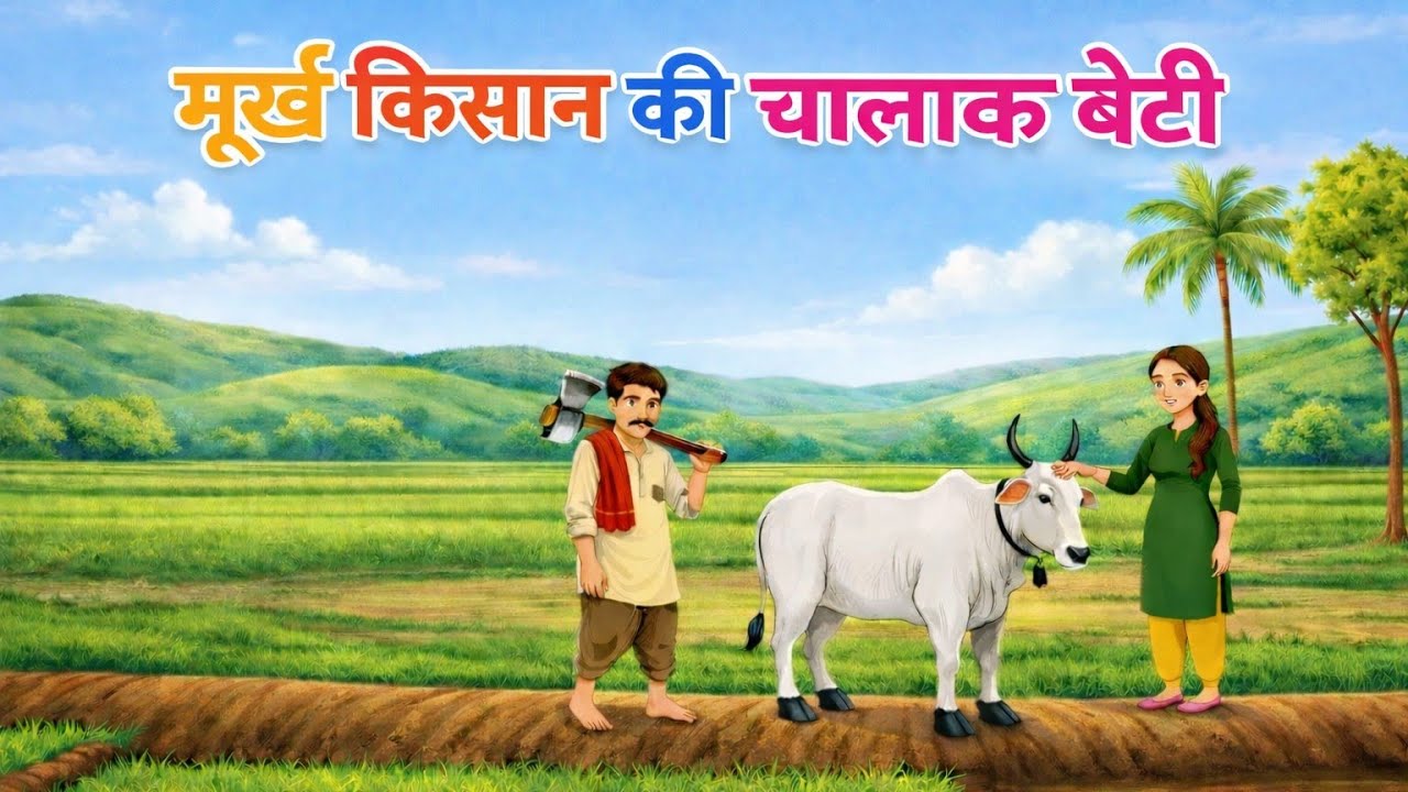 मूर्ख किसान की बेटी की होशियारी ने बदल दी किस्मत | Hindi Story | मूर्ख किसान की होशियार बेटी | 
