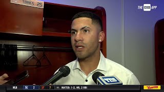 Gleyber Torres after his homer in Baltimore