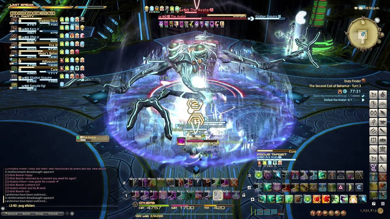 FFXIVARR Bahamut's Second Coil The Avatar Turn 8 (Summoner POV
