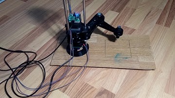 SCARA arm with closed loop stepper motors.