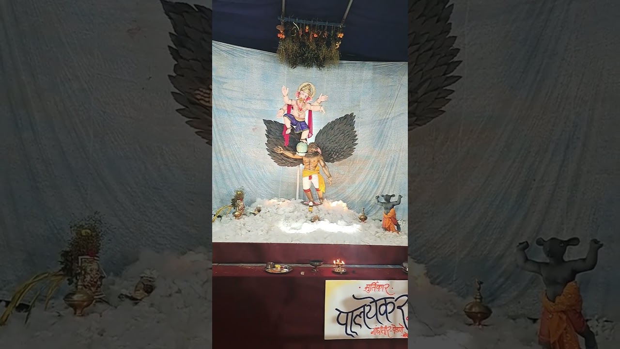 Ganesh ji Decoration..Pernem Goa..