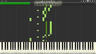 Fire Emblem - Fortune-Telling Theme Piano Tutorial Synthesia Wealth