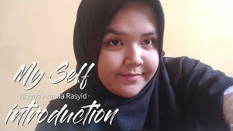 Self Introduction | Aleyda Amelia Rasyid | D2401221095 | IPB University