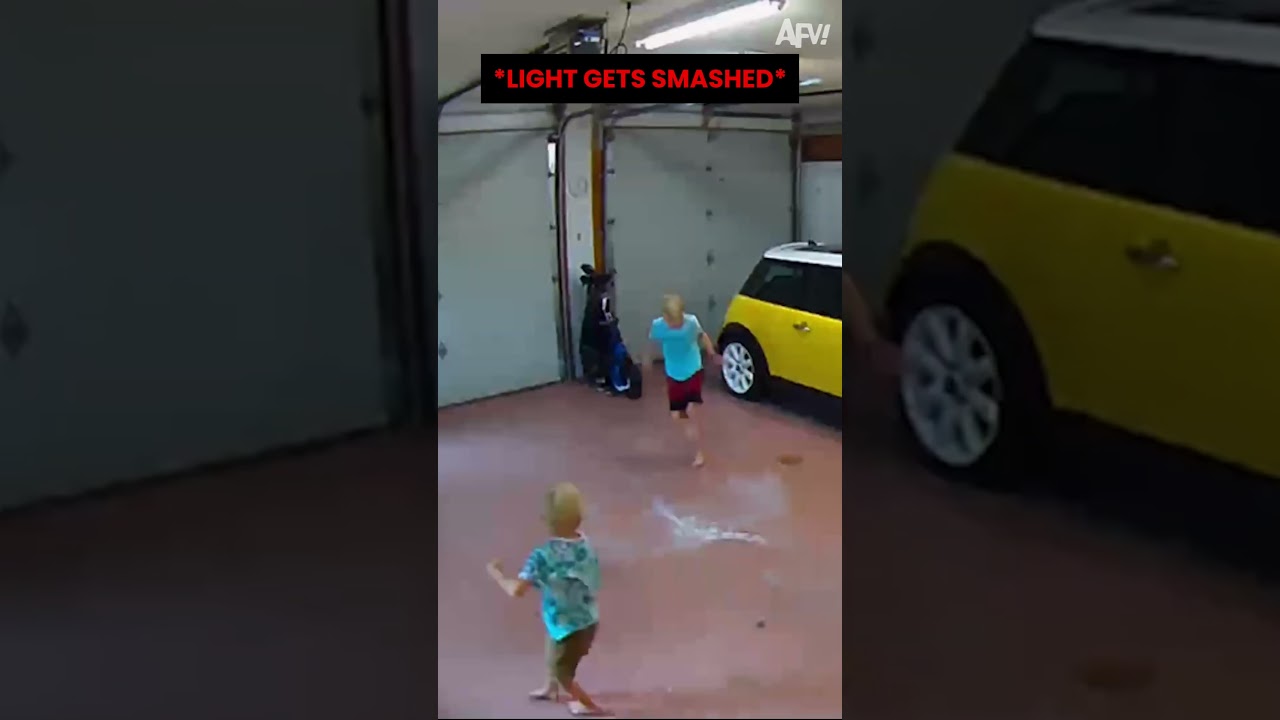 Kids Playing Soccer Indoors Ends in Total Disaster...
