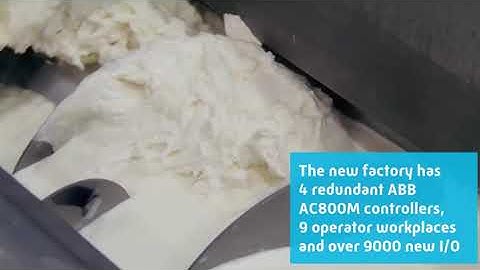New Mozzarella Factory Milcobel automated with ABB System 800xA ProBase