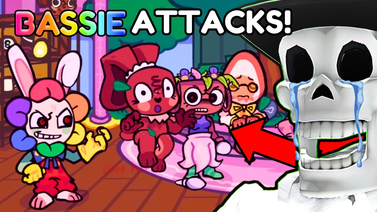 Bassie ATTACKS Cocoa in This Dandy’s World FNF Mod… | My Boyfriends World Friday Night Funkin Mod