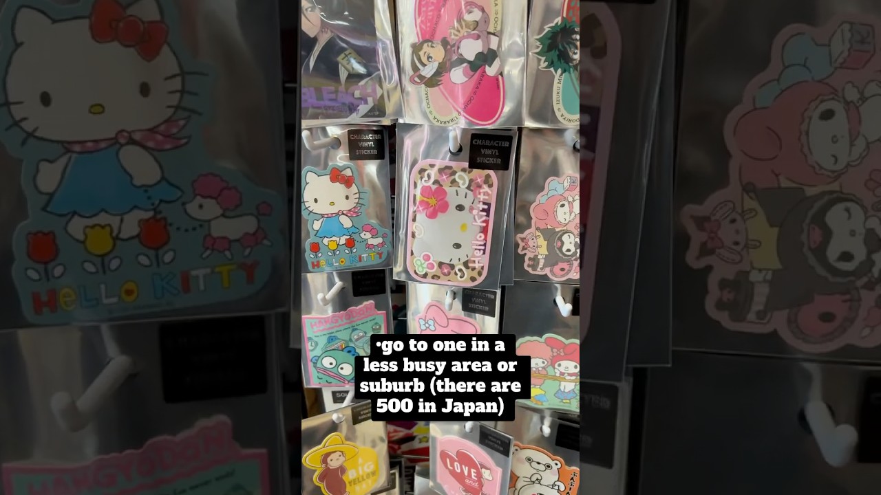 Where to play video games and shop Sanrio 24/7 in Japan ! 