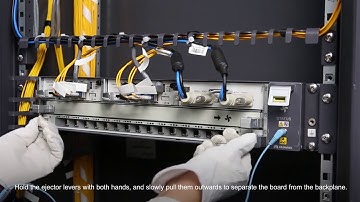 Replacing a 16 Port PON Service Board of the MA5800 X2 V1 0