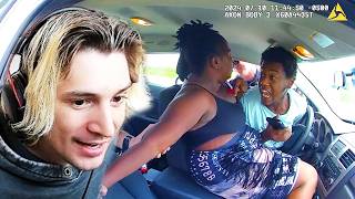 Couple Goes Nuts After 5th Traffic Stop in 1 Week | xQc Reacts
