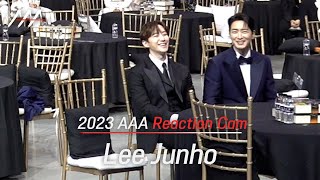 Lee Junho 2023 Asia Artist Awards Reaction Cam