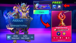 WHEN SUPREME ALDOUS ENTER IN SOLO REGIONAL FINAL MLBB RISING!!!🔥 | ALDOUS BEST BUILD 2025 screenshot 5