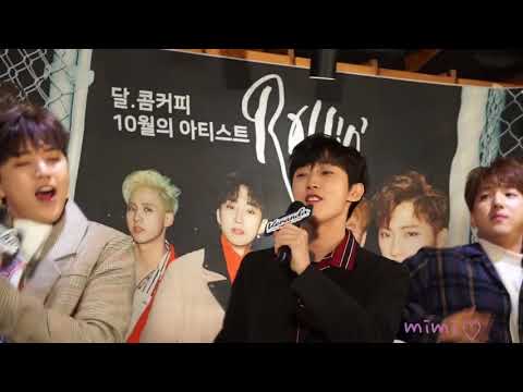 171029 b1a4 달콤커피 팬미팅 - rollin’ (진영)
