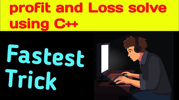 Profit and Loss questions solve use c++ | how to solve profit and Loss problem - #clanguage