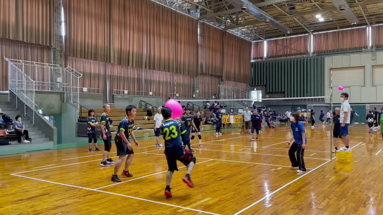 第5回藤枝市ワンバウンドふらば〜る交流大会　オアシス vs HEROS本家　1セット目