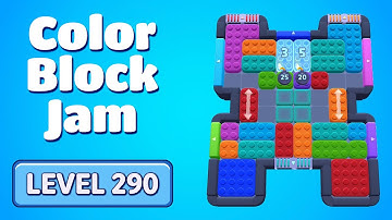 Color Block Jam Level 290 Solution Walkthrough